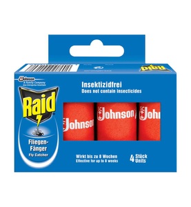 Marchon, Marchon - Anti-Fliegenband - 4 Teile - Blau und Rot, Raid Fliegenfänger Classic | 4 Stück