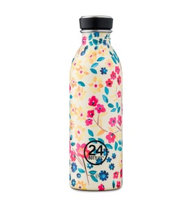 24 Bottles, 24 Bottles 24 Bottles, 24 Bottles - Trinkflasche URBAN - hellgelb/multicolor - Edelstahl - 21 cm
