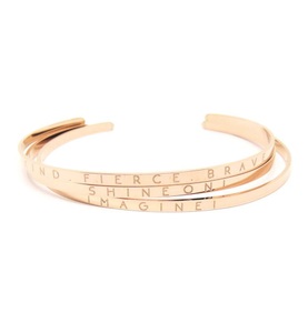 Ailoria, Ailoria - 3er-Set Armreife Emotion - Roségold, AILORIA - ÉMOTION Armreif (3er Set), 16cm, Roségold