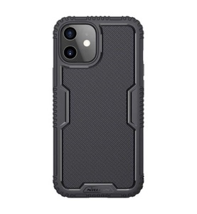 Apple, Nillkin - iPhone 12 Mini Gummi Hülle mit Air Cushion Fallschutz - Schwarz, 