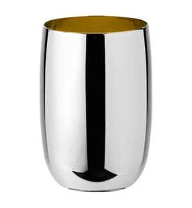 STELTON, Stelton Foster Wasserglas, Glas Foster silber metall / Stahl - 0,2 l - Stelton metall en metall