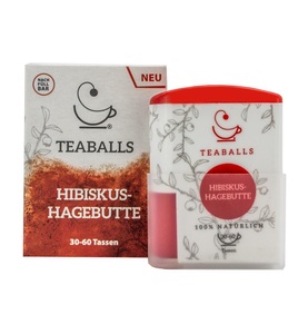 TEABALLS, TEABALLS, TEABALLS Hibiskus-Hagebutte 150x Tee Tabletten ? Tee Kapseln