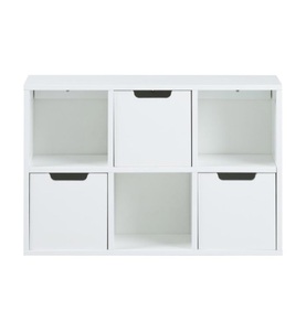 mutoni scandi, Nachttisch Modern Line weiss, 
