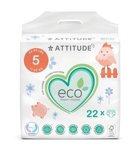 Attitude, Attitude Eco Windeln Grösse 5, Attitude Eco Windeln