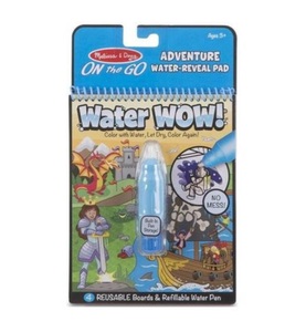 Melissa & Doug, Melissa & Doug - Water Wow! Malblock Abenteuer, Malblock WATER WOW! - ABENTEUER mit Stift