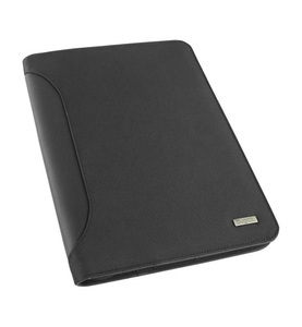 Bugatti, Bugatti - Notizblock-Etui Ufficio - Schwarz, Ufficio DIN-A4 RV Schreibmappe Schwarz