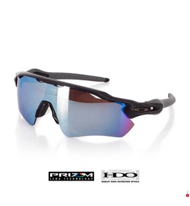 Oakley, Oakley Sonnenbrille Radar EV Path - Matte Black Prizm Deep Water Polarized, Oakley Sonnenbrillen OO9208 RADAR EV PATH Polarized 920855