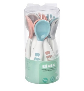 Beaba, Beaba - Set 6 Löffel+4 Gabeln 2. Altersstufe, BEABA Set 6 Löffeln + 4 Gabeln