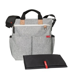 Skip Hop, SKIP HOP Wickeltasche Duo Signature Grey Melange, Skip Hop Wickeltasche »Duo Signature, graumeliert«