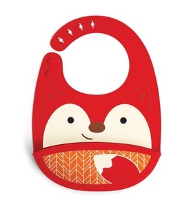 Skip Hop - Fold & Go Silikon Latz Zoo Fuchs