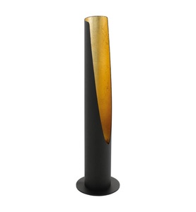 Eglo, LED-Tischleuchte Barbotto in Schwarz/Gold, Eglo Lampada da tavolo Barbotto