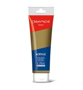 Caran d'ache, CARAN D'ACHE - Acrylfarben-Tube 250 ml - Gold, Caran d'Ache Acrylfarbe, gold, 2812.999, (250ml)