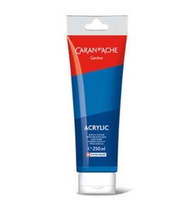 Caran d'ache, CARAN D'ACHE - Acrylfarben-Tube 250 ml - Blau, Caran d'Ache Acrylfarbe, blau, 2813.170, (250ml)