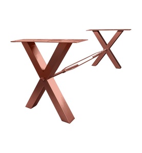 mutoni living, Tischgestell X-Form antikbraun, Tischgestell X-Form antikbraun