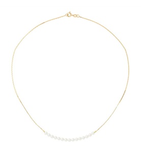 La Manufacture Royale, Halskette For Ever - Gelbgold 11 g Süsswasserperlen, 