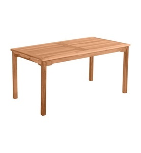 Mobilia, Mobilia - Gartentisch, 150x90 cm, Teak - natur, Gartentisch Teak 150x90