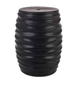 mutoni lifestyle, Hocker Sfinge Wave schwarz, 