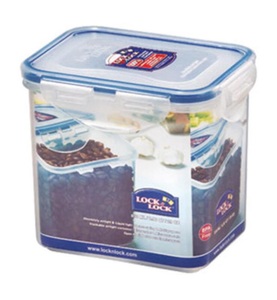 Lock & Lock, Lock & Lock Lock & Lock Vorratsdose 0.85 l, Vorratsdose rechteckig hoch 0.85lt 13.5x10.2x11.8cm