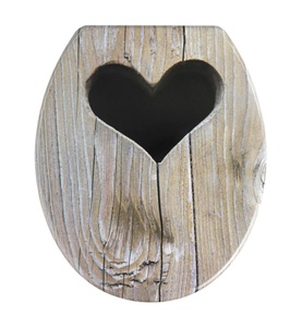 undefined, Premium WC-Sitz Holz-Herz, Premium WC-Sitz Holz-Herz