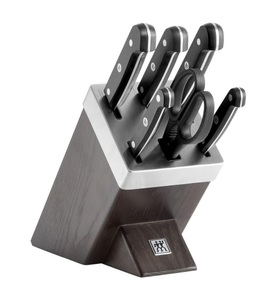 Zwilling Kitchen, ZWILLING Gourmet Selbstschärfender Messerblock, 7-tlg., 7tlg Gourmet Selbstschärfender Messerblock