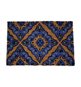 Home, Home - Fussmatte Morrocan Pattern - 75 x 45 cm - Marinblau, 