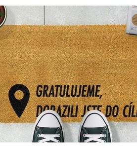 Home, Home - Fussmatte Pin - 60 x 40 x 1.5 cm - Camel, 