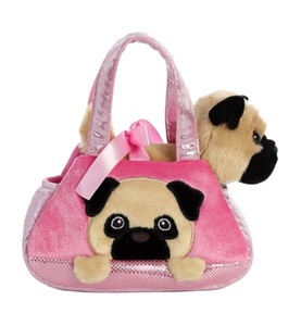 undefined, Fancy Pals Peek-a-Boo Mops, ca. 20,5cm, Aurora World - Fancy Pals - Peek-a-Boo Mops 20,5cm