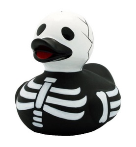 SOMBO, Sombo - Badeente Skelett - 7.5 x 8.5 cm, 