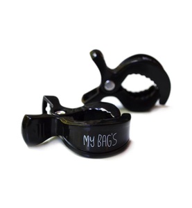 My Bag's, MY BAG'S Kinderwagen Clips schwarz (2 Stk.), 