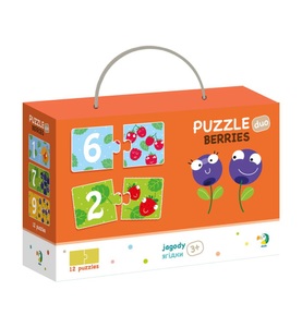 DoDo, Dodo - Puzzle Duo Beeren 12er Pack, 36M+, 