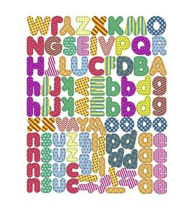 Ursus, URSUS Haftmagnet Buchstaben Mehrfarbig, URSUS Haftmagnet Buchstaben Mehrfarbig, 100 Stück