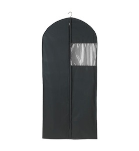 Wenko, Wenko - Kleidersack Deep Black Jumbo XXL, 60 x 135 x 12 cm, Wenko Kleiderschutzhülle Deep Black Jumbo XXL 60 cm x 135 cm
