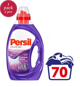 Persil, Persil - Lot de 2 Gel Color Lavendel Frische 70 Waschgänge - 3.5 l, 