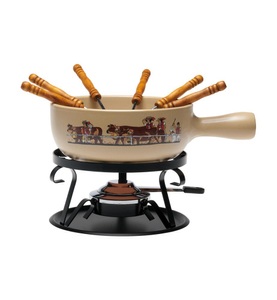 Nouvel, Nouvel Käsefondue-Set - (Beige/Schwarz), Käsefondue-Set 