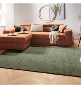 Mint - Kurzflor TeppichSupersoft Cloud - 120 x 170 cm - Moosgrün