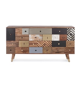 mutoni lifestyle, Sideboard Dhaval 2 Türen 4 Schubladen, Sideboard Dhaval 2 Türen 4 Schubladen