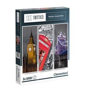 Clementoni, Puz. Trittico London, 