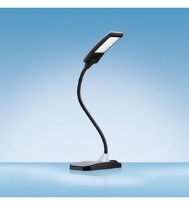 Hansa, Hansa LED-Schreibtischlampe TWIST Höhe 390 mm silber, HANSA Tischleuchte 41-5010.655 LED Twist silber