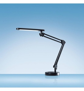 Hansa, Hansa LED-Schreibtischlampe 4 STARS mit Fuß schwarz, Hansa Tischleuchte LED, 240V/6W, schwarz, mit Fuss, 4 Stars, 41-5010.640