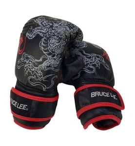 Tunturi, Tunturi - BRUCE LEE - Sack- und Kampftrainingshandschuhe Schwarz mit Rot L, 