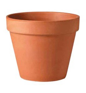 Testrut, Testrut - Blumentopf Ton - Ø 19 cm, Deroma Tontopf Standardtonrot | ? 19 cm