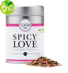 Teatox, Teatox Spicy Love Kräutertee mit Chilli - Dose 70 g, Teatox Spicy Love Kräutertee mit Chilli - Dose 70 g