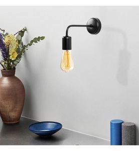 Home, Home - Wandleuchte Denge - Schwarz, Wandlampe Denge 3434 mit offener Fassung, schwarz