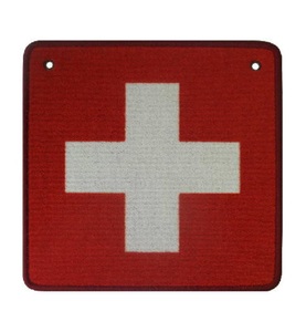 Marchon, Marchon - Bist.-Jasst.CH-K.m/Oes.40x40cm, Jassteppich Bistro Swiss, 40 x 40 cm