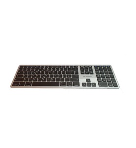 Xtremac, Xtremac - Bluetooth-Tastatur Qwertz - Schwarz, XtremeMac Tastatur Bluetooth, silberfarben