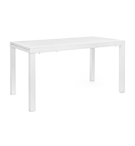 mutoni Garten Deluxe, Gartentisch Hilde ausziehbar 140-210x77 LD30 weiss, Gartentisch Hilde ausziehbar 140-210x77 LD30 weiss