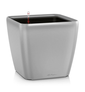 Lechuza, Lechuza - 4er-Set Blumenkästen mit Integriertem Bewässerungssystem Quadro Premium 28 LS - Silber, 