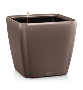 Lechuza, Lechuza - 2er-Set Blumenkästen mit Integriertem Bewässerungssystem Quadro Premium 50 LS - Dunkelbeige, 