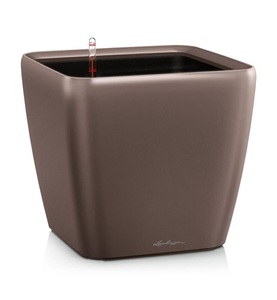 Lechuza, Lechuza - 4er-Set Blumenkästen mit Integriertem Bewässerungssystem Quadro Premium 21 LS - Dunkelbeige, 
