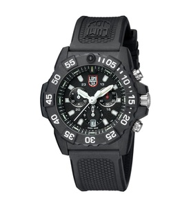 Luminox - Chronograph/Analoguhr Navy Seal 3580 Series Ø 45 mm - Schwarz und Weiss